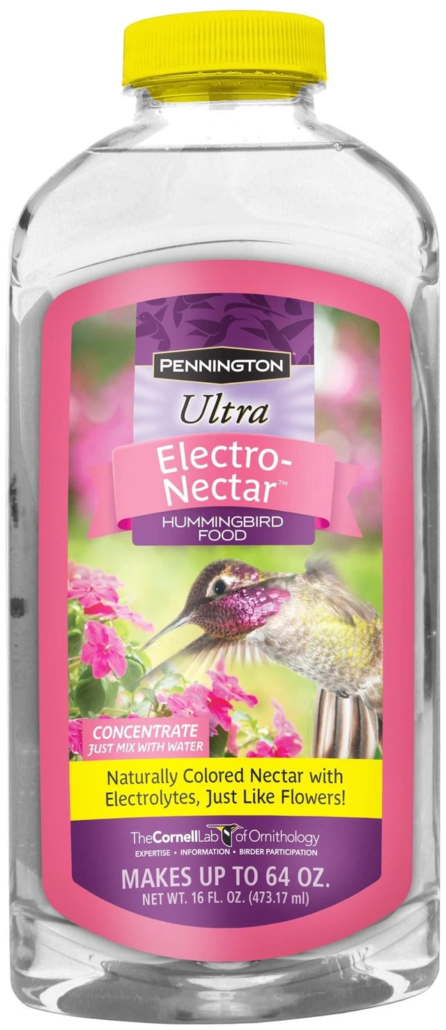 Main image of Pennington Premium Electro Nectar Liquid Concentrate Hummingbird Food, Hummingbird Nectar, 16 oz., 1 Pack