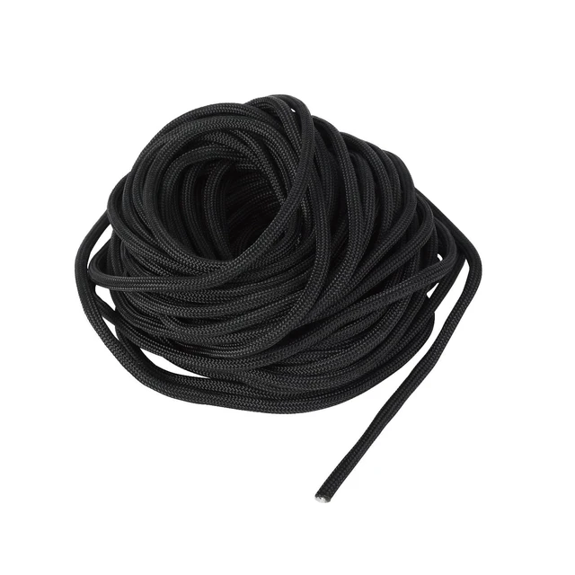 Alt view image 6 of 6 - Ozark Trail 1100 lb Polyester Paracord Rope, Black, 50'