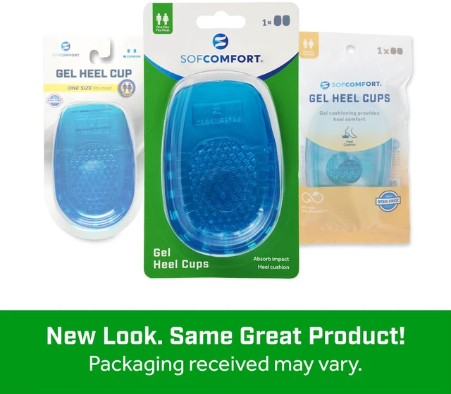 Alt view image 4 of 6 - Sof Comfort Gel Heel Cup Cushion Shoe Insert