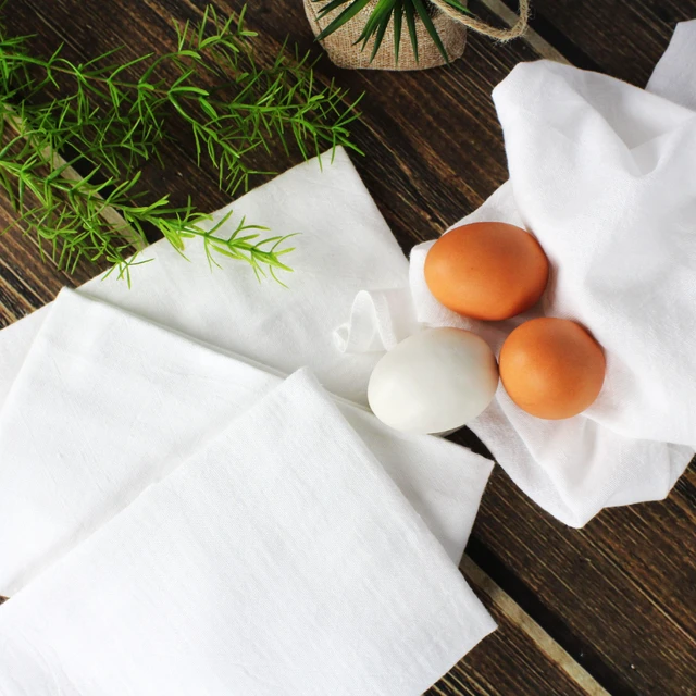 Alt view image 4 of 5 - Mainstays 5 Pack Flour Sack Kitchen Towel Set, White