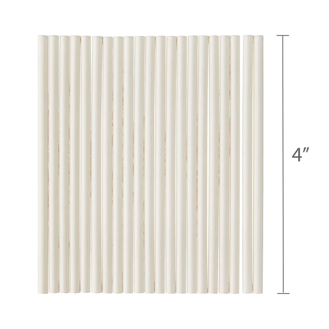 Alt view image 6 of 6 - (2 pack) 50 Count, 4 IN, White, Paper Treat Sticks, by Way To Celebrate