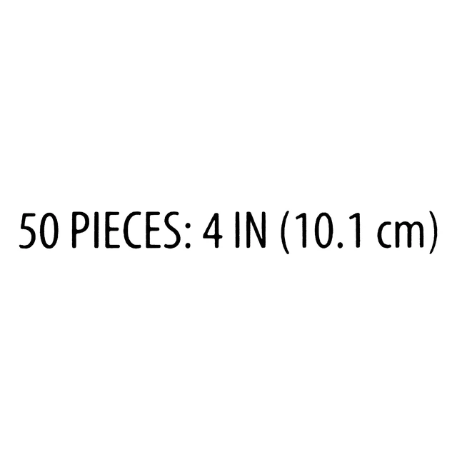 Alt view image 2 of 6 - (2 pack) 50 Count, 4 IN, White, Paper Treat Sticks, by Way To Celebrate