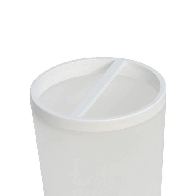 Alt view image 3 of 7 - Mainstays Frosted White Plastic Toothbrush Holder