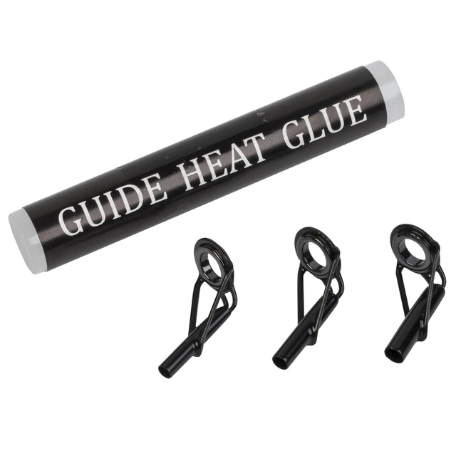Alt view image 2 of 6 - (2 pack) Ozark Trail Fishing Rod Tip Repair Kit with 3 Guides and Glue Stick