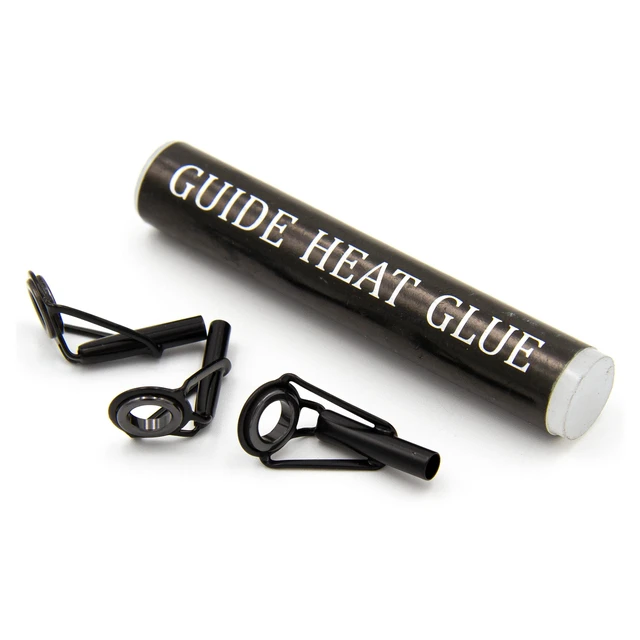 Alt view image 3 of 6 - (2 pack) Ozark Trail Fishing Rod Tip Repair Kit with 3 Guides and Glue Stick