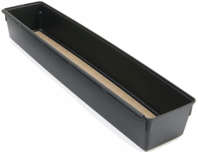 Main image of Rubbermaid, Drawer Organizer, Black, 3" x 15"