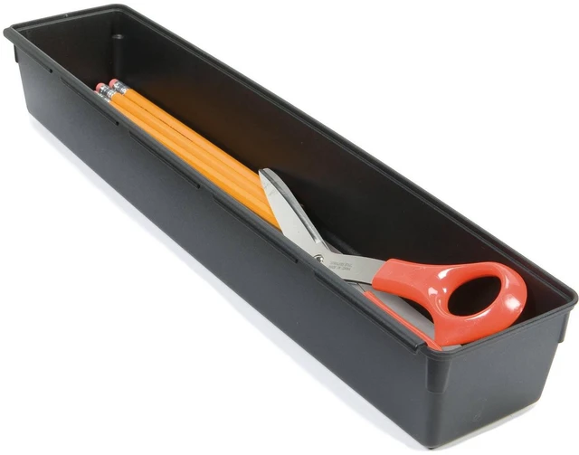 Alt view image 5 of 5 - Rubbermaid, Drawer Organizer, Black, 3" x 15"