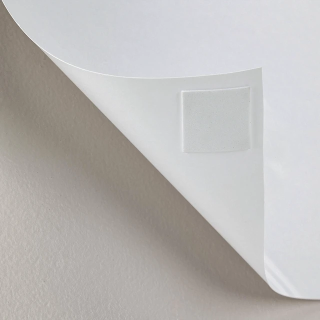Alt view image 5 of 6 - Ook Double Sided Removable Poster Tape, 10 ft, 1 lb, Rubber Adhesive, White, 1 roll