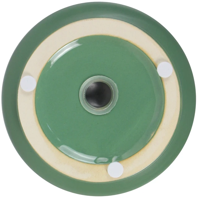 Alt view image 5 of 6 - Mainstays Petra 6 in Round Green Ceramic Planter