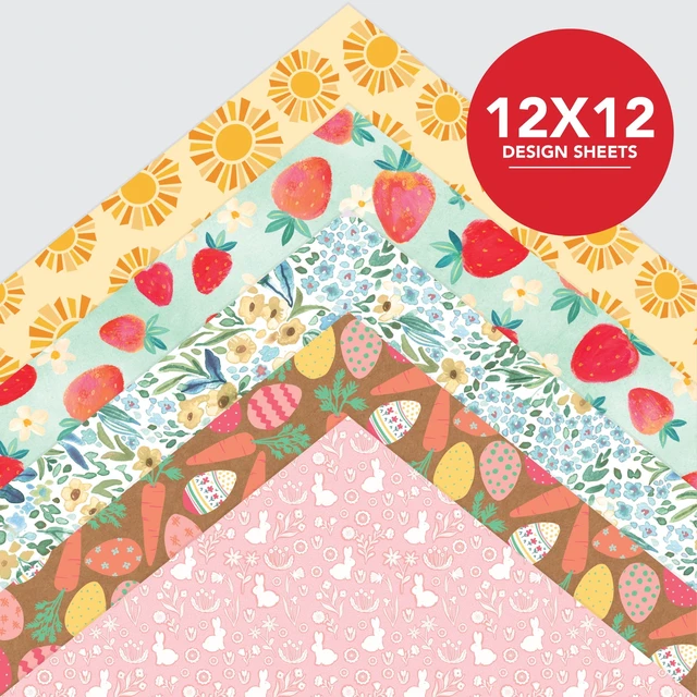 Alt view image 7 of 7 - Roobee by Mara Mi Multicolor All Seasons Paper Pad 12" x 12" - 24 lb/110 GSM, 50 Sheets