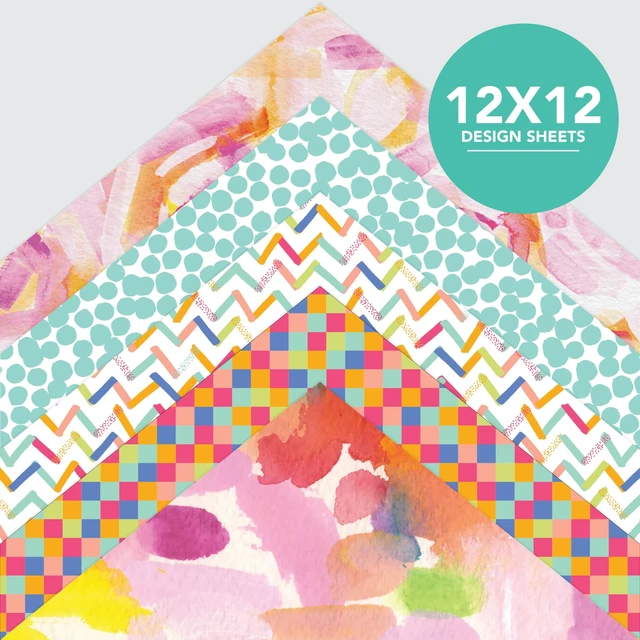 Alt view image 4 of 7 - Roobee by Mara Mi Multicolor Bright & Bold Paper Pad, 50 Sheets, 25 Designs