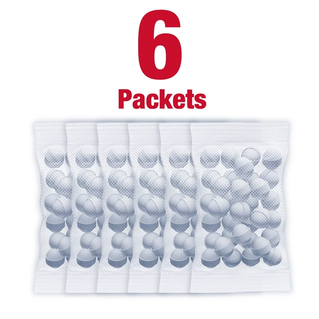 Alt view image 2 of 5 - Enoz Old Fashioned Naphthalene Moth Balls, 6 Single-Use Packets, 48 oz