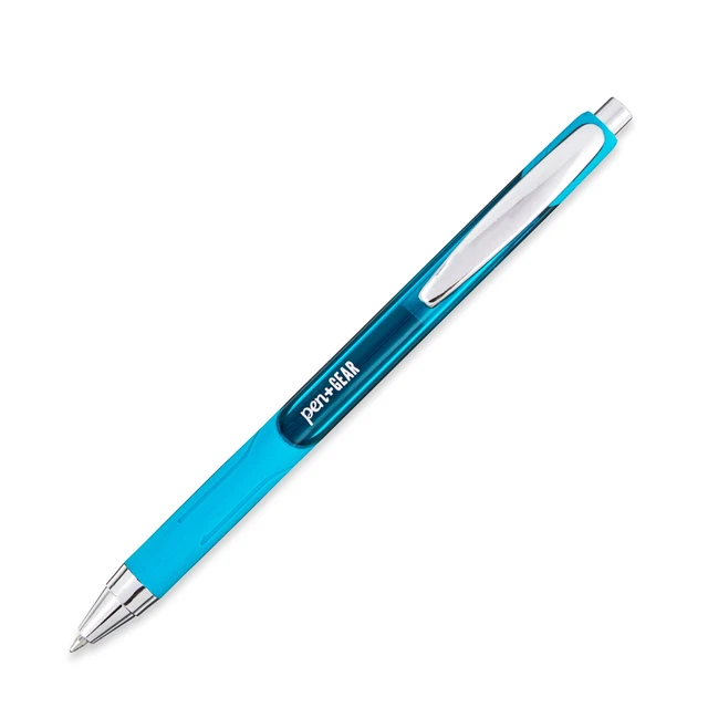 Alt view image 5 of 6 - Pen+Gear Retractable Gel Pens, Medium Point, 0.7mm, Assorted Colors, 24 Count