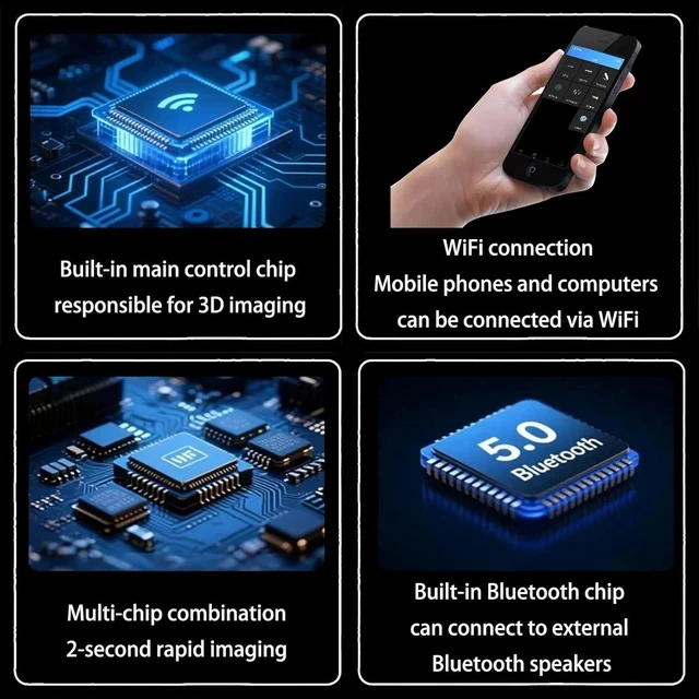 Alt view image 3 of 7 - 3DhologramFan 22'' LED Display With Seamless Multi-Device Splicing HD Holographic Fan Support WiFi & App And Remote Control For Creating Large Advertising Walls In Business Events Shops Exhibitions