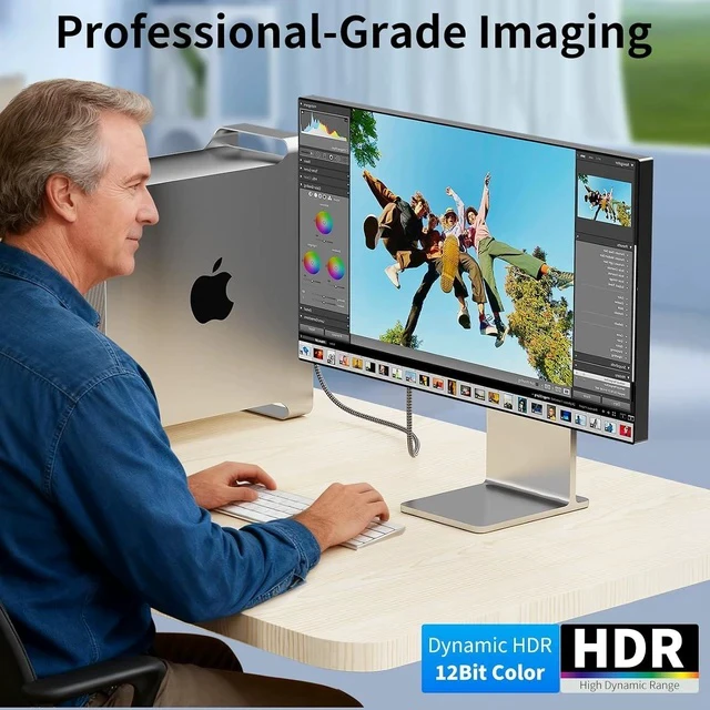 Alt view image 3 of 7 - 8K DisplayPort to HDMI Cable 6 ft 8K@60Hz 4K@240Hz 2K@240HZ Nylon Braided Unidirectional DisplayPort 1.4 Source to HDMI 2.1 Display DP to HDMI Compatible with PC AMD Monitor HP