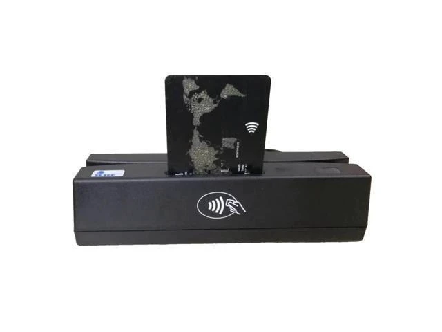 Alt view image 7 of 7 - 4-in-1 Multi Card Reader Magnetic Stripe Credit Card EMV IC Chip RFID PSAM Reader Writer Digital Memory Card Reader