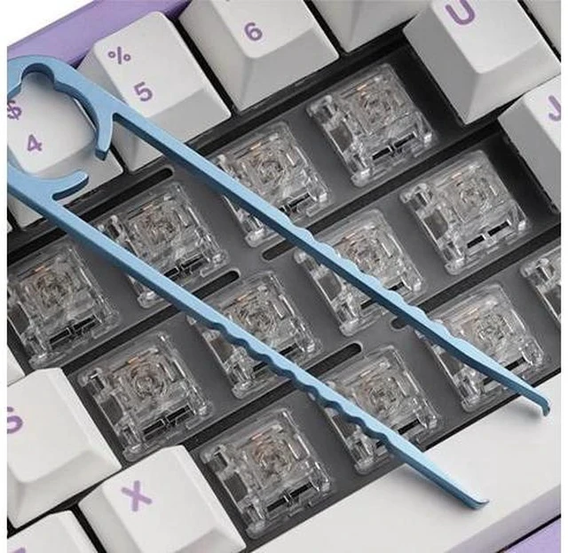 Alt view image 4 of 7 - OOCTPK Chilkey WS Titanium Switch Puller for Mechanical Keyboard Switches Prism, Key Remover for Replacement Mechanical Gaming Keyboard, Keyboard Switch Tester Tool for Removing Mechanical Keyboard