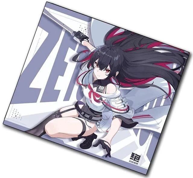 Alt view image 3 of 7 - WLMOUSE Beast X Pro Magnesium Gaming Mouse(Silver,OM Switch,Side Slits)+ZETSUMEOW REN Yaiba Mouse Pad(White)