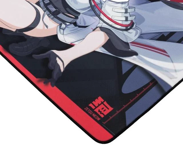Alt view image 6 of 7 - WLMOUSE Beast X Pro Magnesium Gaming Mouse(Silver,OM Switch,Side Slits)+ZETSUMEOW REN Yaiba Mouse Pad(White)