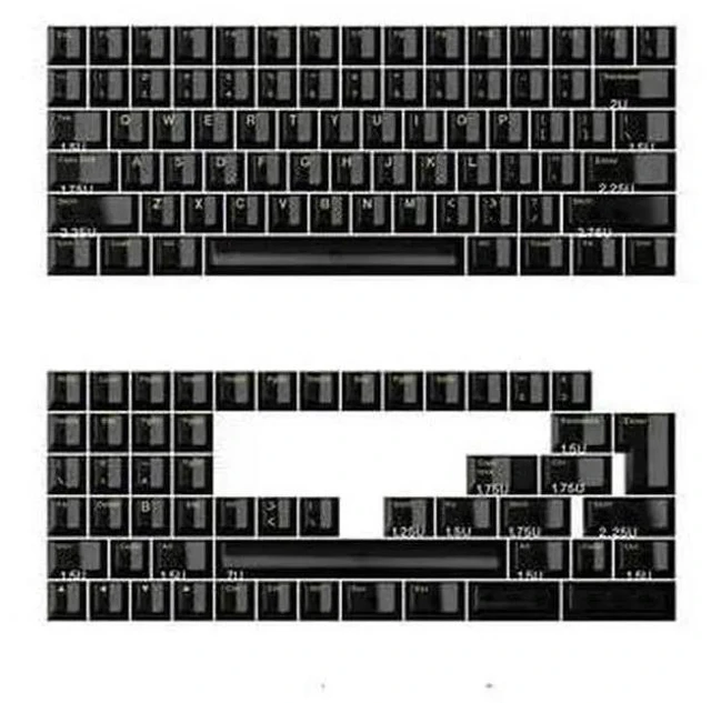 Main image of Dark Glacier Keyboard Custom keycaps Set Transparent ICY Sensation Supports Various Layouts 60%, 65%, 75%, VA68, 80%(only Standard Layout R4 1.5U is Supported) (Green)
