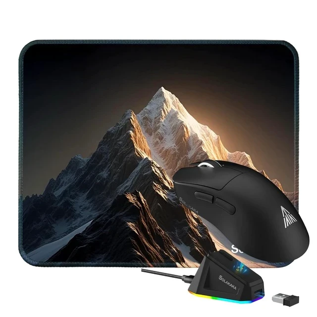 Alt view image 2 of 2 - SM822 Wireless Mouse and Mouse Pad Combo (SM822 Black)