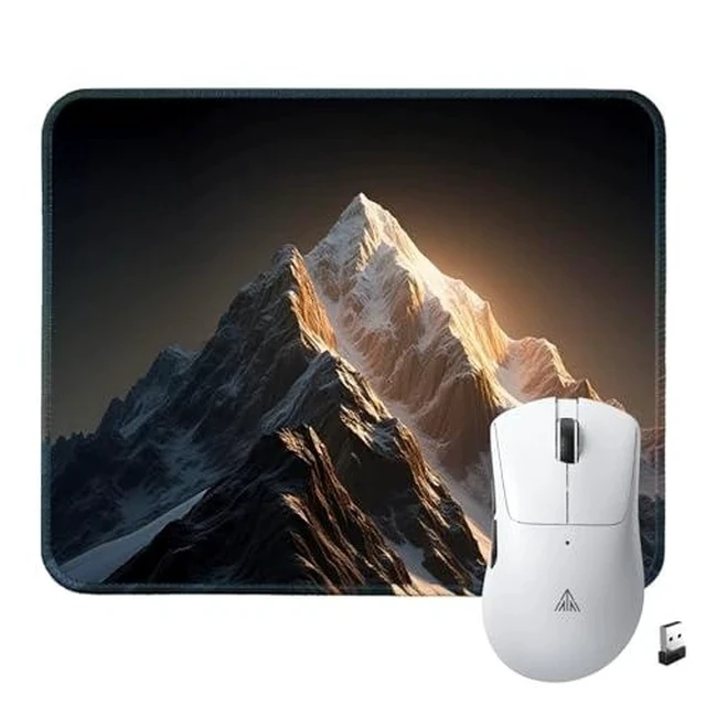 Alt view image 2 of 2 - SM805 Wireless Mouse and Mouse Pad Combo (SM805 White)