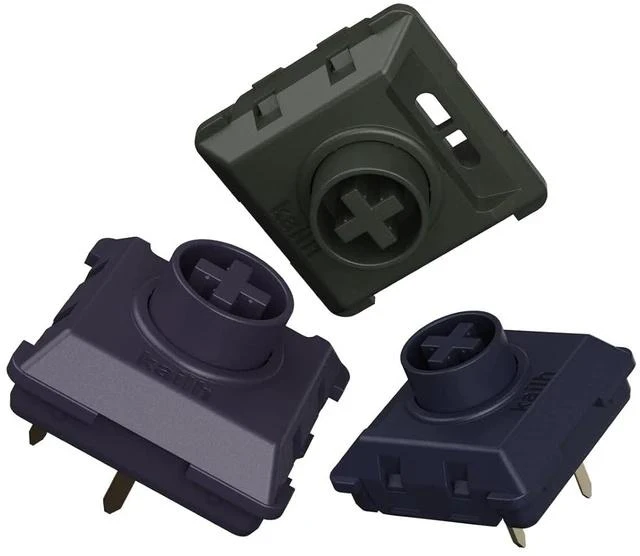 Alt view image 2 of 7 - Ghost Switches Compatible for Lofree Flow84 Mechanical Keyboard, Low-Profile, Linear, Quiet Sound, Hot-swappable, Full POM Material and Featherlight Touch - 106 pcs Linear Switch