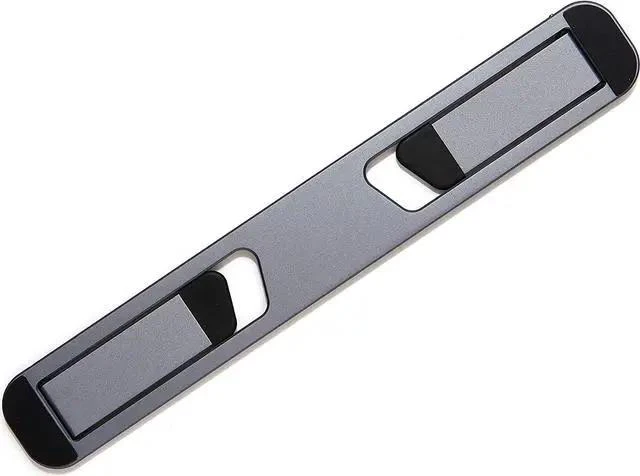 Main image of Laptop Riser for Desk Aluminum Foldable Laptop Stand for 10-16 Models Including MacBook MacBook Air iPad HP and More Self-Adhesive Portable Laptop Stand with Non-Skid Feet