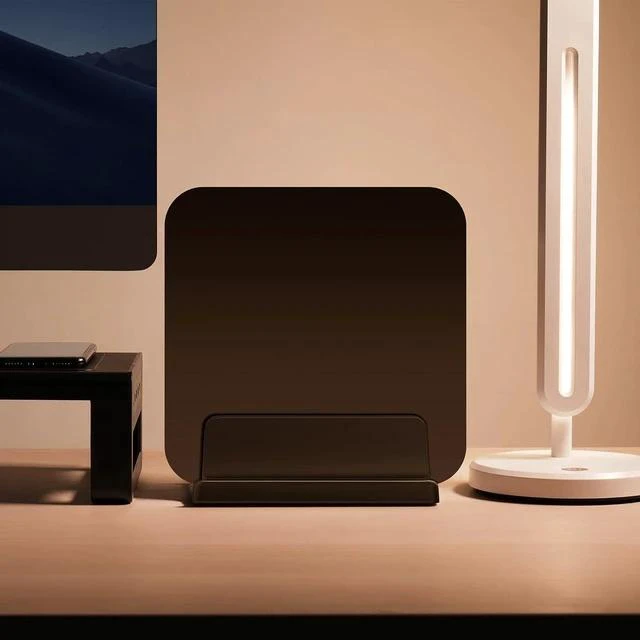 Alt view image 7 of 7 - 3 in 1 Vertical Laptop Stand Holder Adjustable ABS Plastic Desktop Notebook Dock Vertical Laptop Stand Space-Saving for All MacBook/Surface//HP//Chrome Book