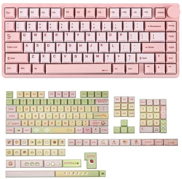 Main image of Moonshadow V2 75% Aluminum Gaming Keyboard with Sweet Dango Dream Keycap Set
