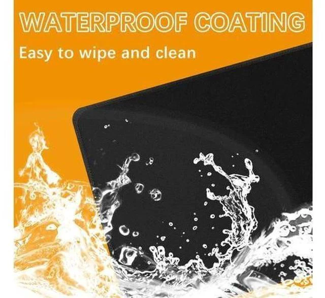 Alt view image 4 of 6 - 12 Pack Black Mouse pad Bulk with Stitched Edge 10.2x8.3inches 3mm Thickness Premium Textured Non-Slip Rubber Base Mouse pad Black Washable Gaming Mouse Pad Pack for Office and Home