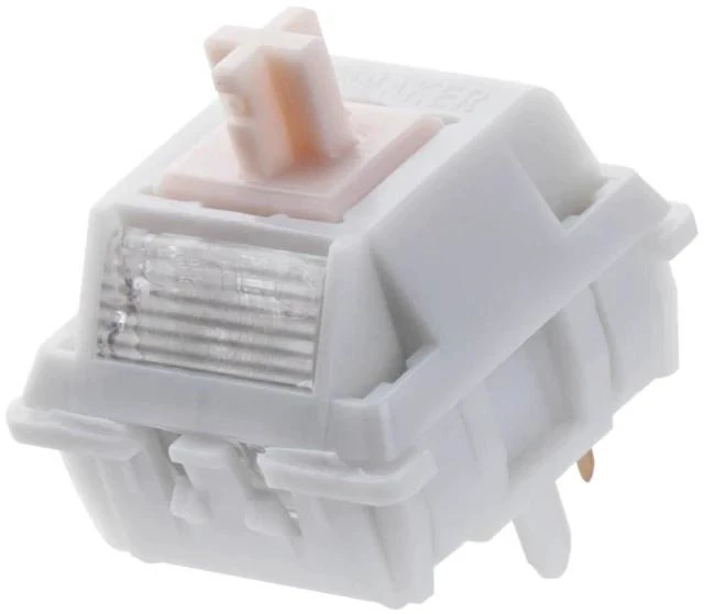 Main image of Gaming Keyboard Switches, 35 PCS, Linear/Tactile Switch, 5-Pin Pre-Lubed Switch, Creamy Switches, Compatible with MX Keycaps for Mechanical Keyboard (Cream Marble, Linear)