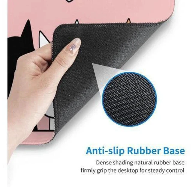Alt view image 6 of 7 - Pink Cute Kittens Cat Gaming Mouse Pad Large XL Girls Kawaii Desk Mat Long Extended Pads Big Mousepad for Home Office Decor Accessories