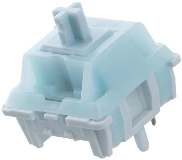 Main image of Creamy Jade 45gf Gaming Keyboard Switches, 100 PCS Linear Switch, 5-Pin Pre-Lubed Switch, with PC/PA66 Case, POK Stem, Compatible with MX Keycaps for Mechanical Keyboard