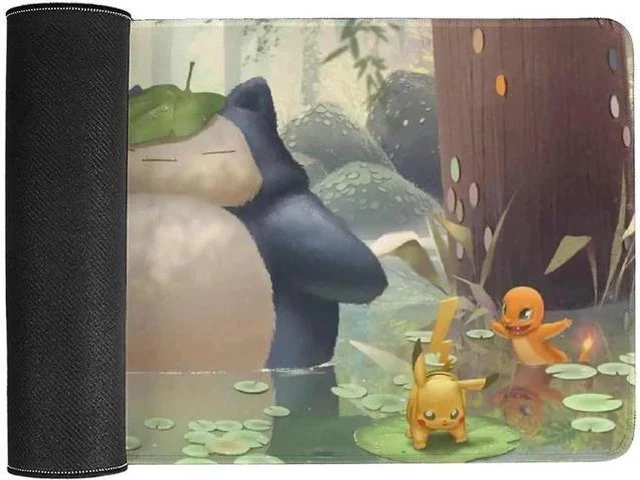 Alt view image 2 of 5 - Extended Gaming Anime Mouse pad Large Gaming Mousepad Desk Mat Waterproof Anti-Dirty Non Slip Stitched Edges Keyboard Mat Perfect for Video Games 60x30cm 23.6x11.8 inch