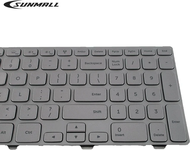 Alt view image 3 of 4 - New Laptop Keyboard with Frame and Backlit Compatible with Dell Inspiron 15 7000 7537 P36F Series Silver US Layout