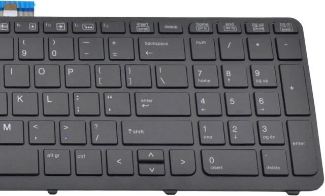 Alt view image 3 of 4 - Replacement Keyboard Compatible with HP ZBOOK 15 G1 ZBOOK 15 G2 ZBOOK 17 G1 ZBOOK 17 G2 Series (with Backlight,No Pointer)