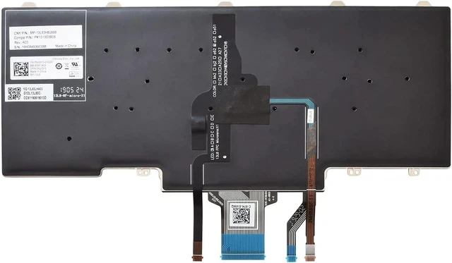 Alt view image 2 of 7 - Backlit Keyboard Replacement Compatible with Dell Education(Latitude ) E5450 E5470 E5480 E7450 P40G E7470 E7480,Latitude 14 5480 5488 5490 5491 7480 7490 with Pointer US Layout