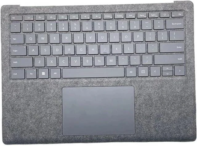 Main image of US Palmrest Backlit Keyboard Gray for Microsoft for Surface 3 4 13.5" 1867 1868 1950
