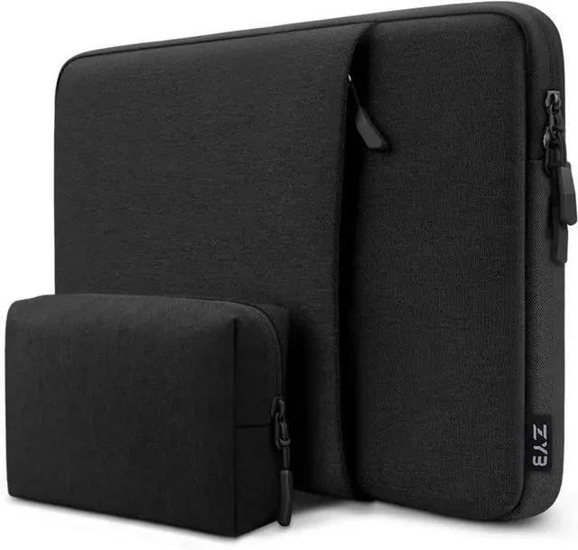 Main image of Laptop Case 16 Inch 16 Inch Laptop Sleeve for 16 Inch Notebook MacBook Pro 16 ThinkBook/IdeaPad/ThinkPad HP etc Waterproof Computer Sleeve with Pocket & Accessory Bag-Black