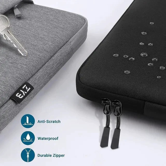 Alt view image 5 of 6 - Laptop Case 16 Inch 16 Inch Laptop Sleeve for 16 Inch Notebook MacBook Pro 16 ThinkBook/IdeaPad/ThinkPad HP etc Waterproof Computer Sleeve with Pocket & Accessory Bag-Black