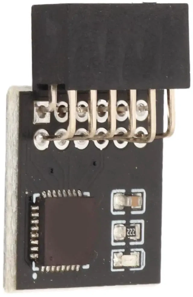 Alt view image 4 of 5 - TPM 2.0 Module 12Pin, SPI 12Pin TPM Module for Motherboard DDR4 Memory, Stable TPM Module System Components, TPM2.0 Module Motherboard