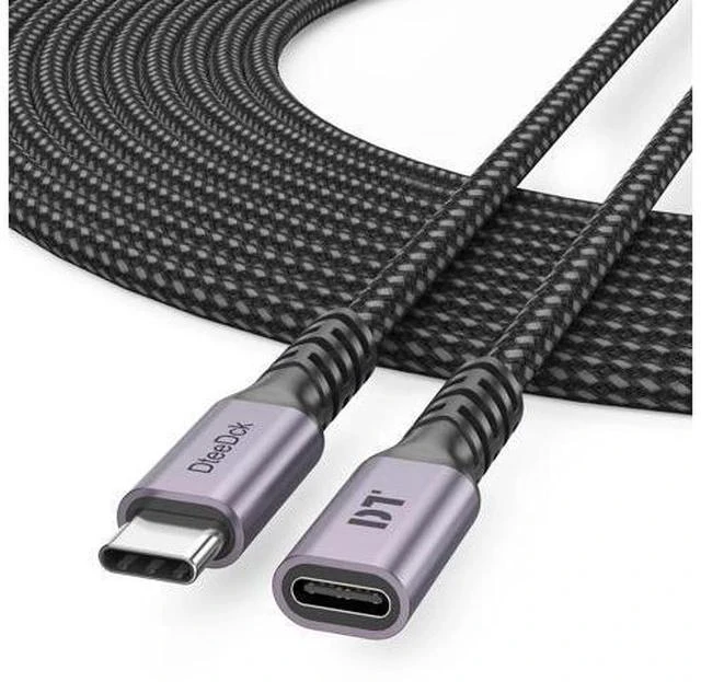 Main image of USB C Extension Cable 15ft, USBC Type C Male to Female 5Gbps Data Transfer/100W Charging/4K@60Hz Display Cord Extender USB3.2 Gen2 for Laptop Tablet Mobile Phone and More