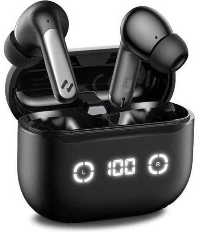 Main image of Wireless Earbuds Noise Cancelling Bluetooth 5.4 Headphones with 4 ENC Noise Cancelling Mic 40H Playtime in-Ear Bluetooth Ear Buds 7 Preset EQs via App LED Display