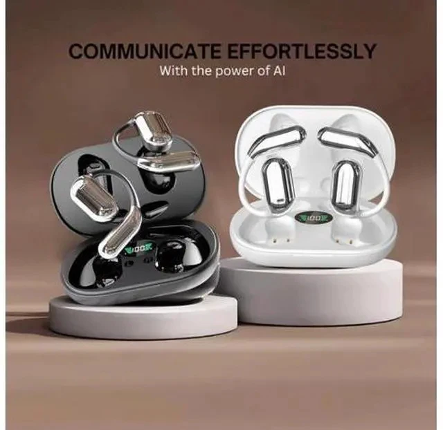 Alt view image 2 of 7 - Verbabuds Ai Translator Earbuds, Aviorra Ai Translator Earbuds Real Time, Ai Translation Earbuds Real Time, Supports 144 Languages, 99% Accuracy, Offline Translation, Works On All Devices (Black)
