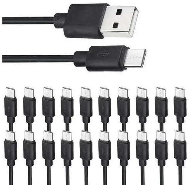 Main image of USB C Cable Bulk 20-Pack Type C Charger Cord 3.3ft Multipack