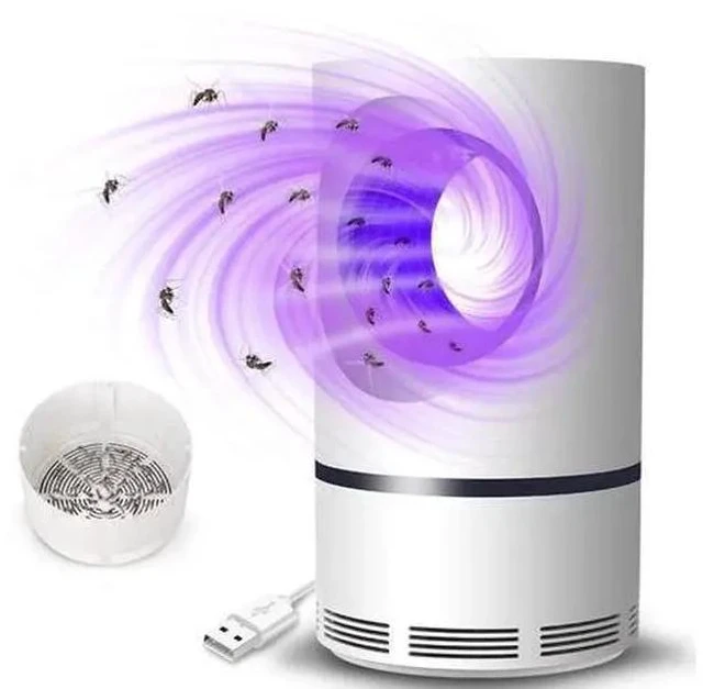 Alt view image 4 of 7 - Mosquito Killer Lamp Electric Fly Mosquito Trap Anti Mosquito Repellent Bug Zapper Killer Night Light Low-voltage UV Light