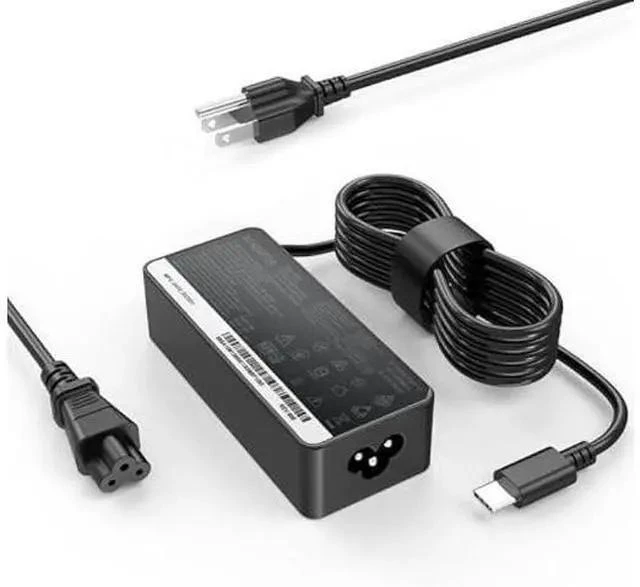Main image of USB C Laptop Charger Fit for Lenovo ThinkPad X1, Carbon X1 Gen 11 10 9 8 7 6 5, Yoga X1 Gen 8 7 6 5 4 3 2 Series, 65W 45W USB C Fast Power Adapter