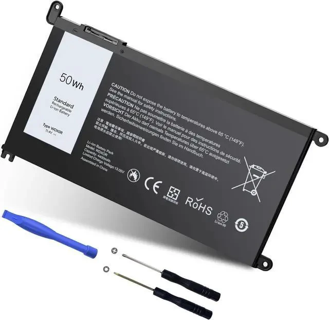 Main image of Upgraded 50Wh WDX0R Laptop Battery Replacement for Dell Inspiron 13 15 5000 7000 Series 5378 7378 5570 7573 7579 Latitude 3500 3580 WDXOR P69G 3CRH3 P58F and More