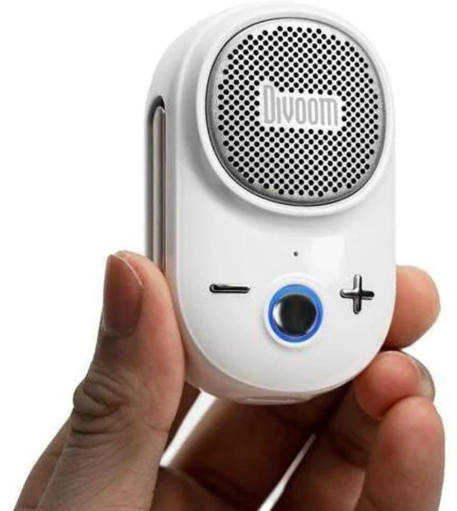 Main image of Divoom Itour-S Portable Mini Wearable Bluetooth Speaker, Big Audio and Punchy Bass,Clip-On Design, IP67 Waterproof and Dustproof,10 Hours Playtime,Speaker for Home Travel Office and Outdoors (White)